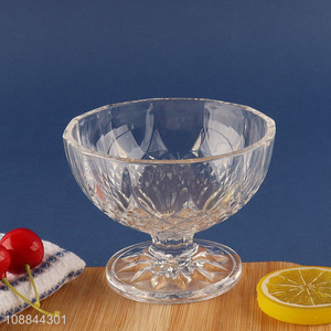 Hot Sale Clear Lightweight Reusable Acrylic Ice Cream Cup