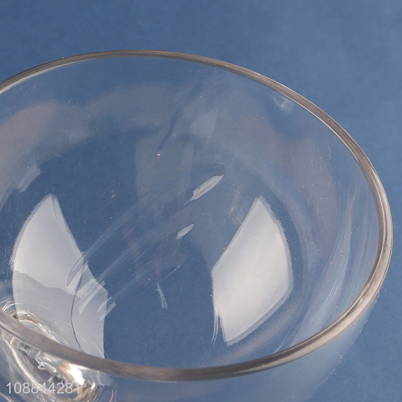 New Arrival Clear Acrylic Ice Cream Cup Footed Trifle Bowl