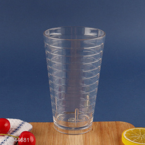 Online Wholesale Clear Acrylic Plastic Reusable Drinking Glasses