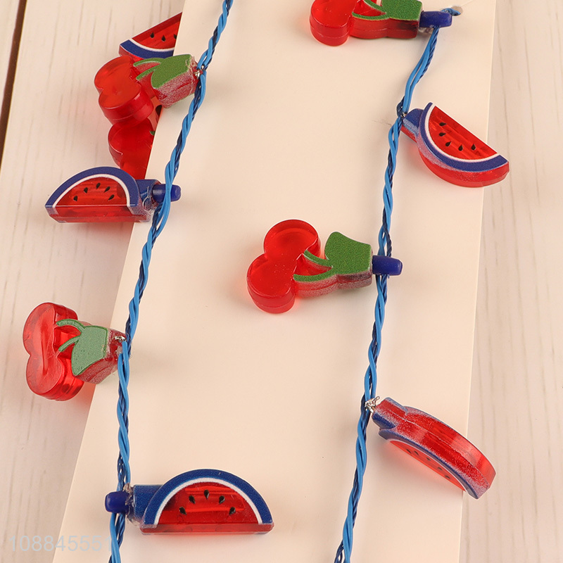 Best sale fruit series flashing lights party necklace wholesale