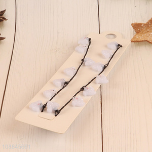 Factory direct sale flashing light Halloween party necklace