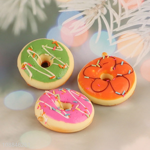 China factory multicolor soft pu donut shaped squeeze toys