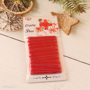 Good sale 10mm red polyester <em>ribbon</em> for gifts decoration