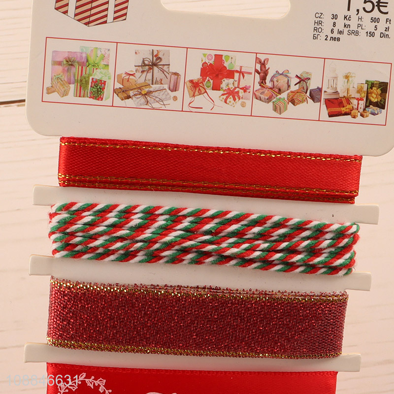 China supplier christmas gifts packaging ribbon polyester ribbon