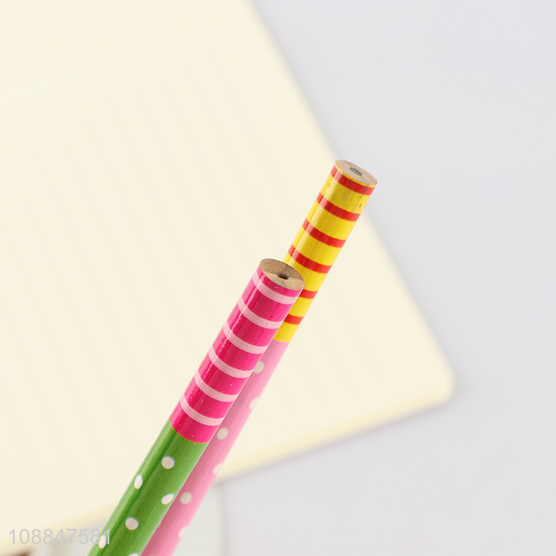 Good Quality Kawaii Cartoon Pencil with Cute Toppers