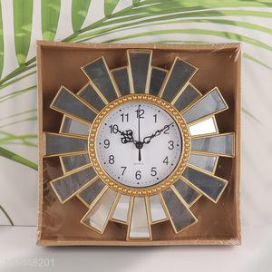 Hot selling European retro silent quartz analog wall clock