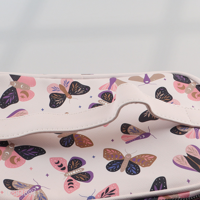 New product portable girls butterfly travel makeup bag cosmetic bag