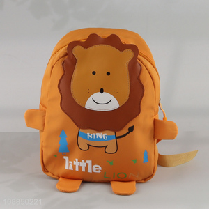 Good quality cartoon lion children backpack school bag