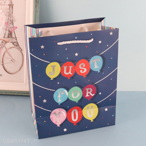 Good price paper gift bag with string handle for birthday favors