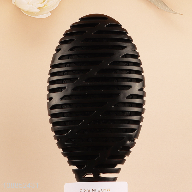 China supplier black massage hair comb with air cushion