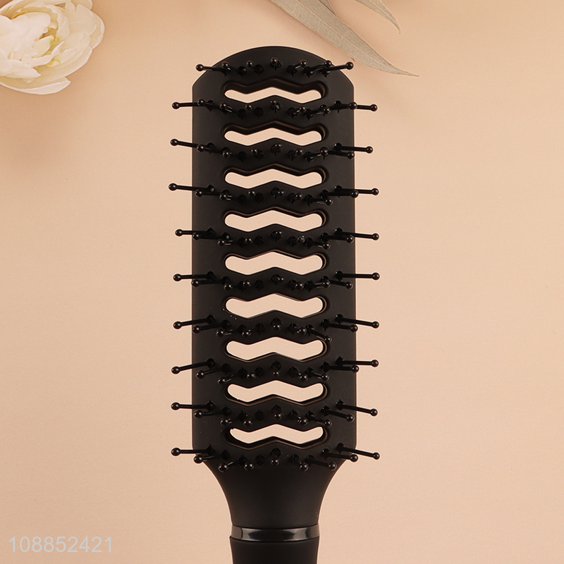 Yiwu market black massage anti-static hair comb for hairstyling tool
