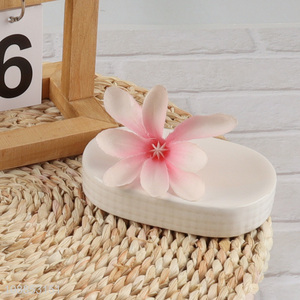 Good quality white ceramic <em>soap</em> box <em>soap</em> <em>holder</em> for bathroom