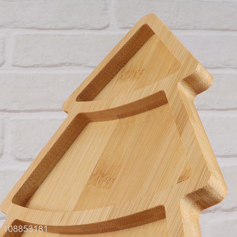 China products xmas tree shaped bamboo chopping blocks for sale