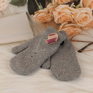 China factory winter warm women cashmere gloves for sale