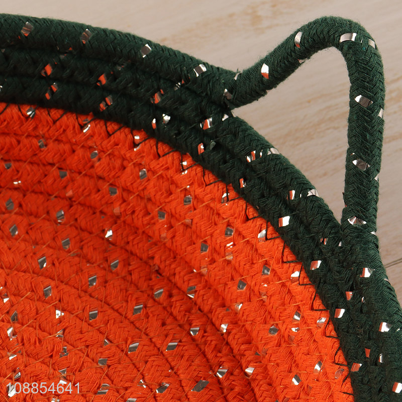 Good price multi-purpose cotton thread storage basket with handles