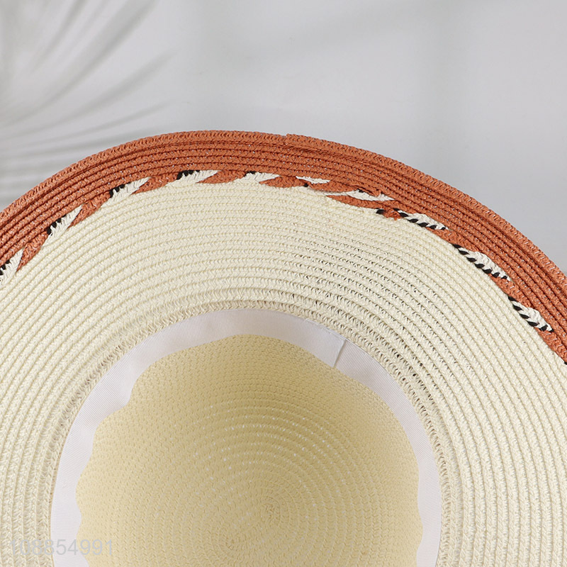 Top selling outdoor beach summer straw hat wholesale