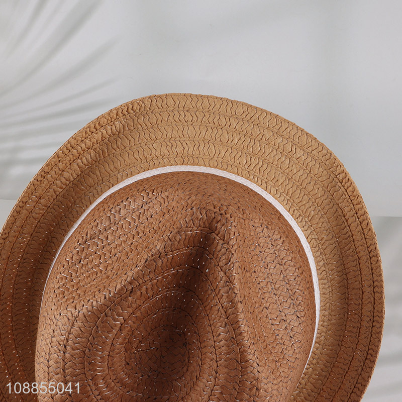 Latest products women fashionable summer outdoor beach hat straw hat