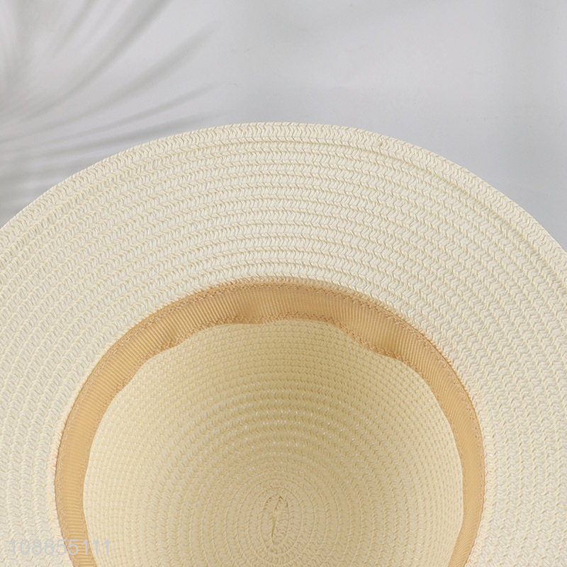 Latest design women ladies summer sun hat straw hat for sale