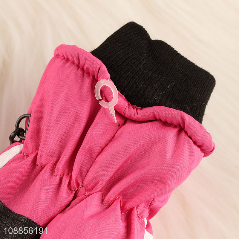 China imports winter snow ski gloves for kids boys girls