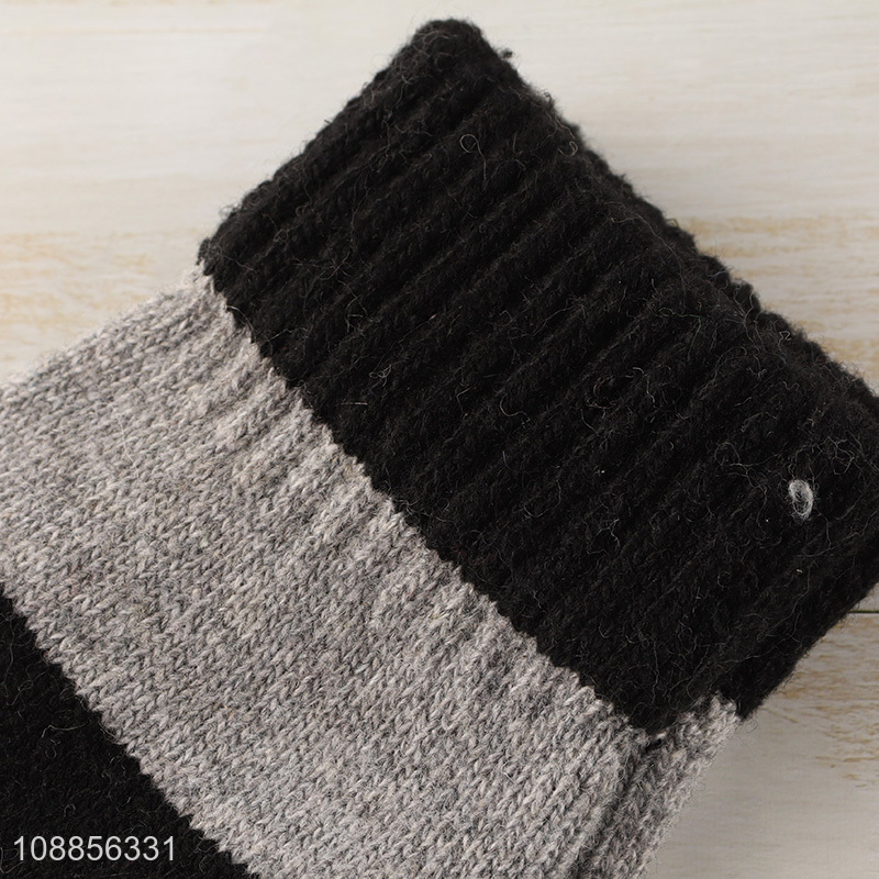 Yiwu market winter warm soft strechy knitted gloves for women men