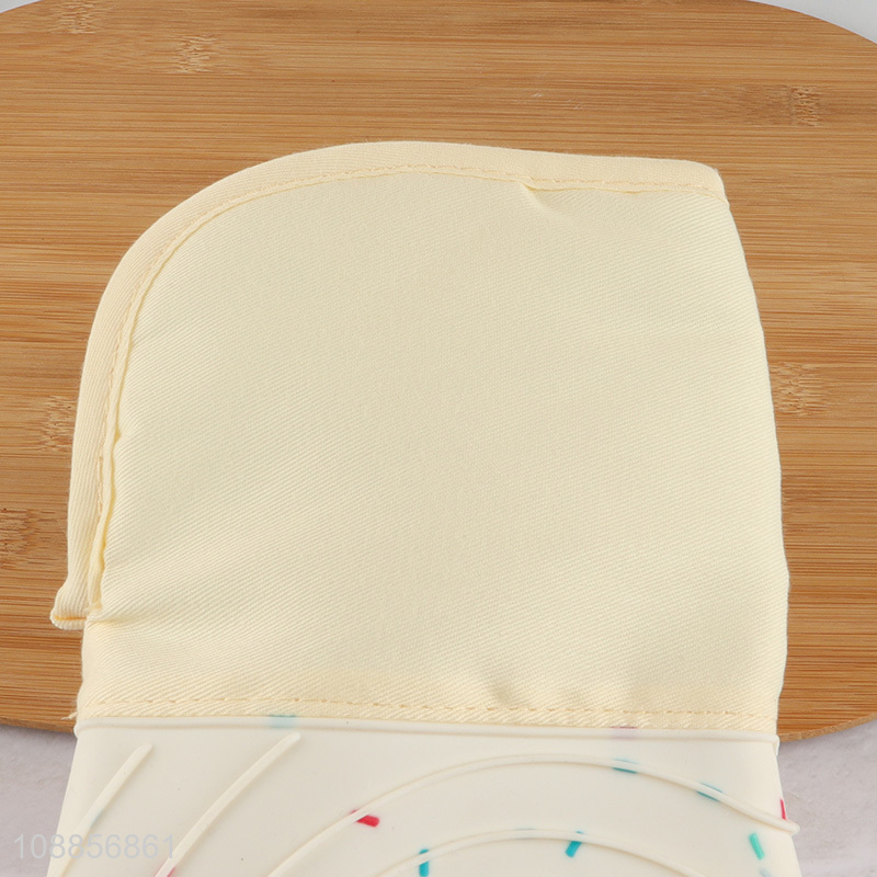 China supplier silicone heat-resistant oven mitts for kitchen