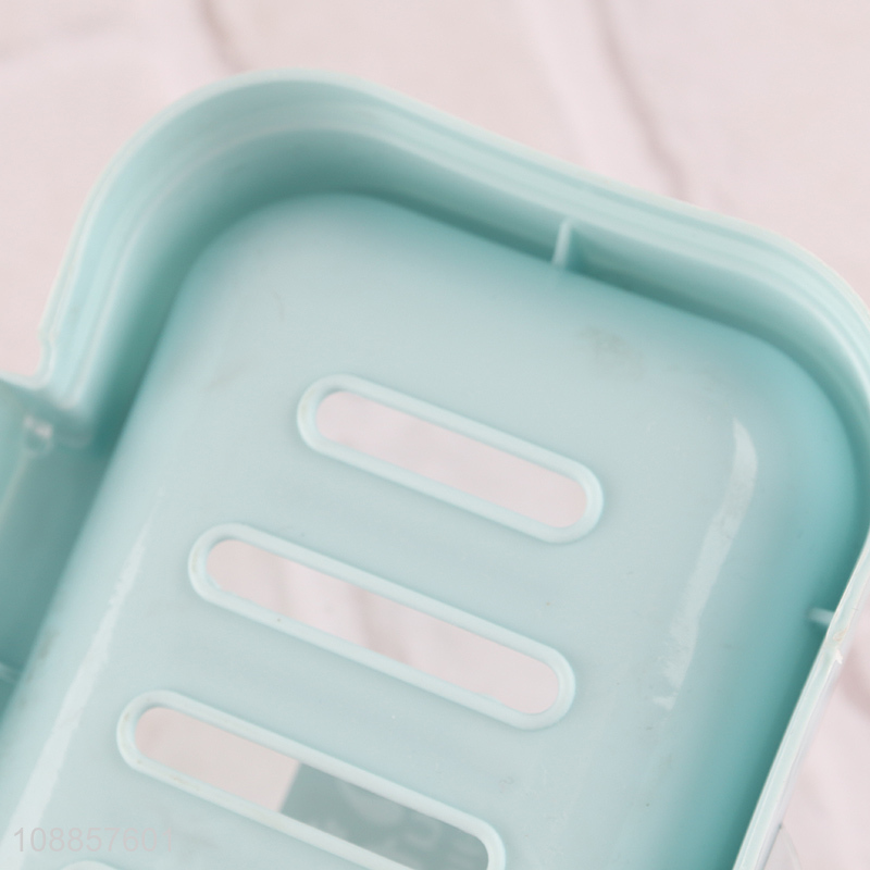 Online Wholesale Plastic Soap Box Draining Soap Holder Dish
