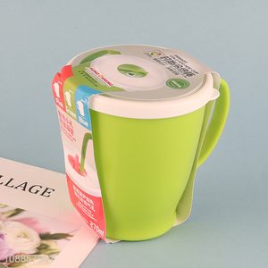 China Imports BPA Free Plastic Cup with Lid for Hot Cold Water