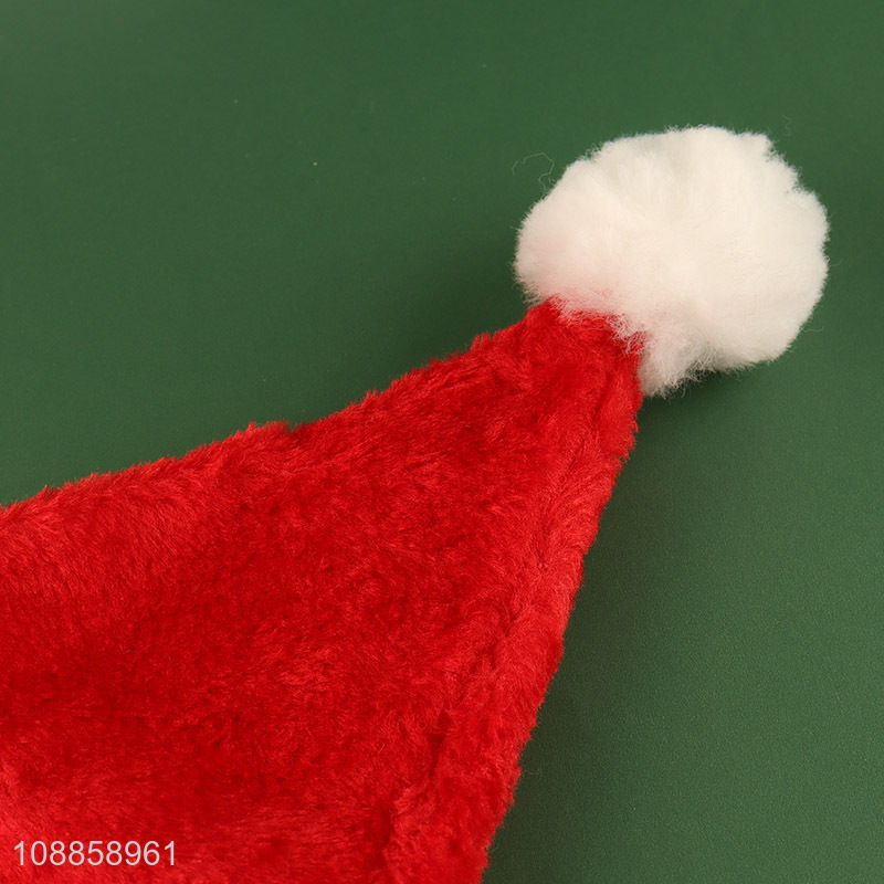 New Product Plush Santa Hat Christmas Hat for Kids Children Adults