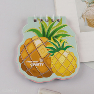 Online wholesale pineapple notebook unlined spiral notebook for student