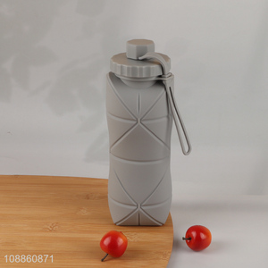 Hot items folding silicone portable water bottle