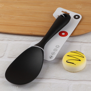 Yiwu market black non-stick rice spoon rice paddle for sale