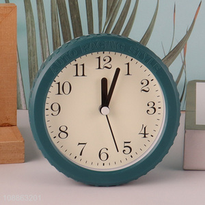 China supplier round students <em>alarm</em> <em>clock</em> table <em>clock</em> for sale