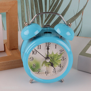 Hot sale blue digital <em>clock</em> table <em>clock</em> <em>alarm</em> <em>clock</em> for students