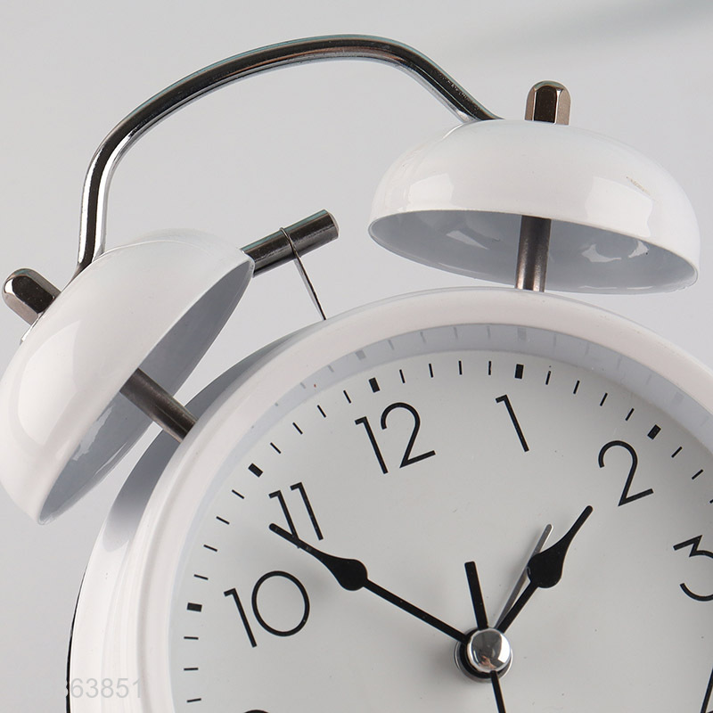 Top selling white students alarm clock table digital clock wholesale