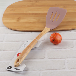 New arrival silicone kitchen utensils silicone slotted spatula for cooking