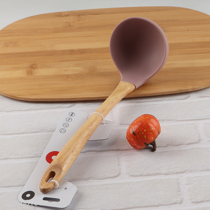New product silicone kitchen cooking serving ladle for sauces chiles