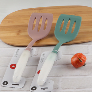 New arrival heat resistant silicone slotted spatula turner kitchen tools