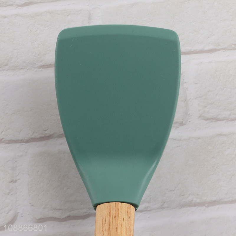New arrival food grade non-stick silicone spatula turner for cooking