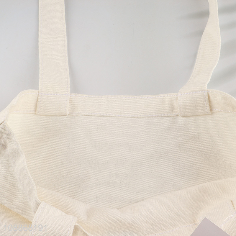 High quality canvas tote bag shopping bag shoulder bag for women