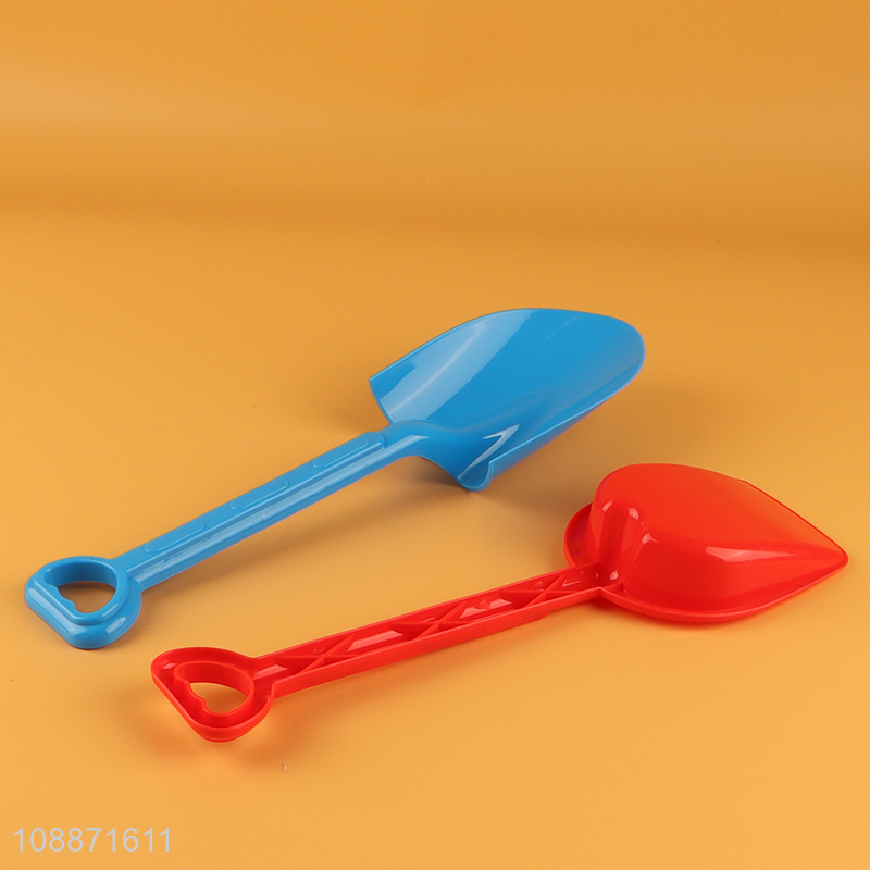 Good quality plastic kids beach toy set with sand bucket sand shovel