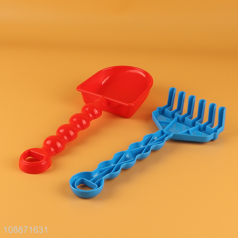 New product kids sand toy set with sand shovel sand rake sand molds