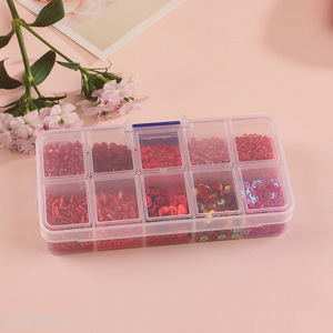 Hot selling pop beads diy jewelry bracelet making kit with divided storage case