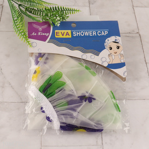 Top selling bathroom accessories eva shower cap wholesale