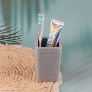 Online wholesale ceramic toothbrush holder ceramic mouthwash cup