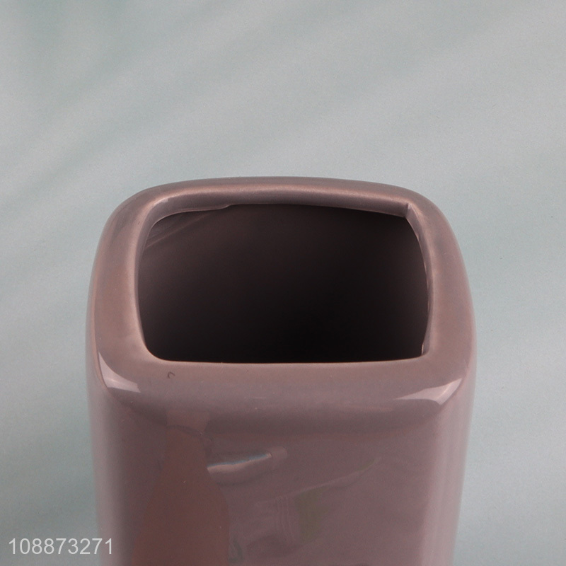 High quality ceramic toothbrush holder mouthwash cup for bathroom