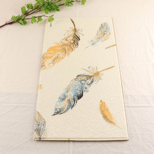 Good quality feather pattern waterproof <em>wall</em> <em>sticker</em> wallpaper