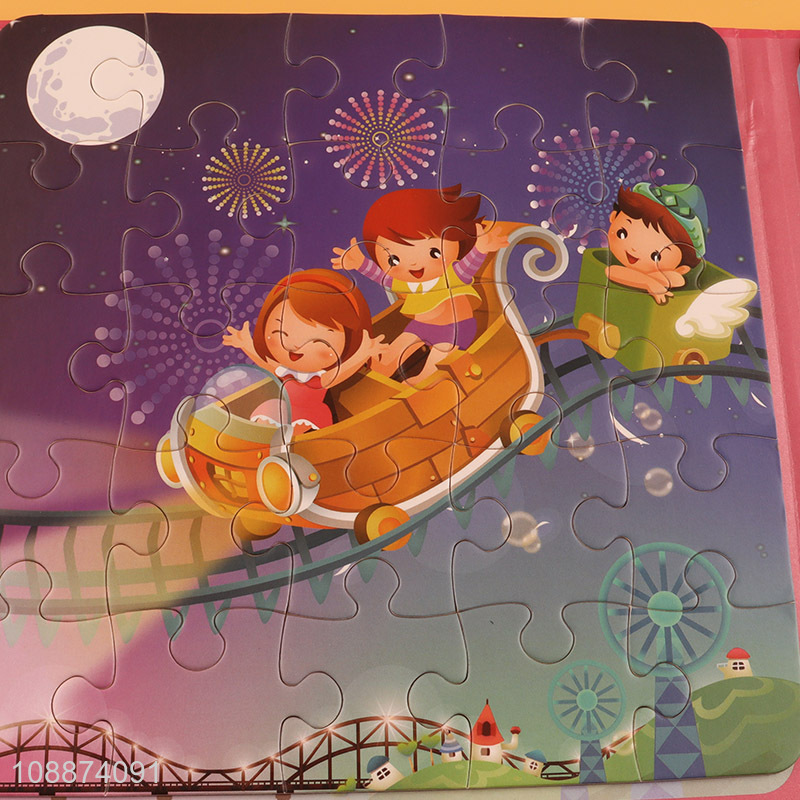 Factory Price Magnetic Jigsaw Puzzle Book for Kids Boys Girls