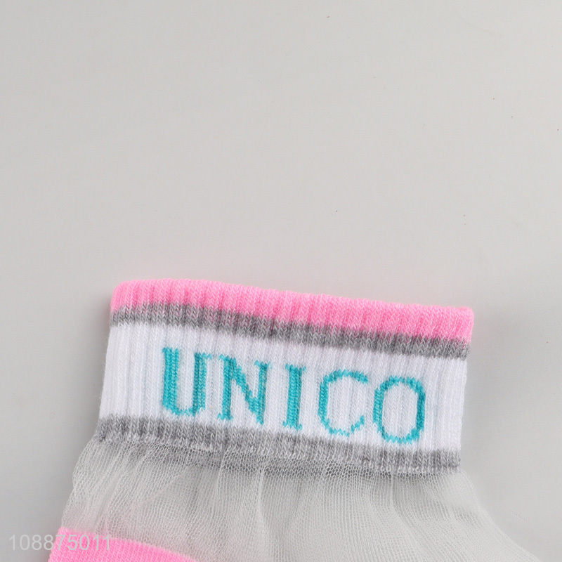 New product sheer socks transparent see through ankle socks for women