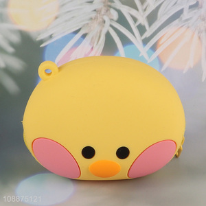 Online wholesale kawaii coin wallet portable silicone change purse bag