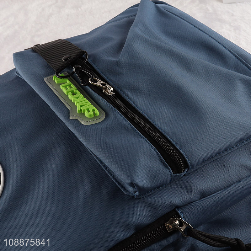 China wholesale polyester waterproof kids students school bag backpack
